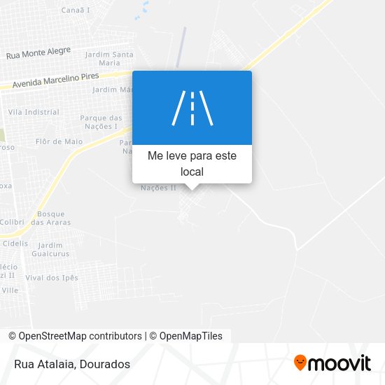 Rua Atalaia mapa