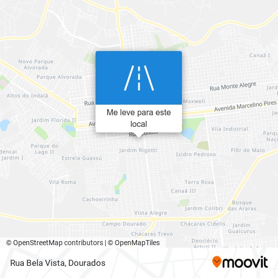 Rua Bela Vista mapa