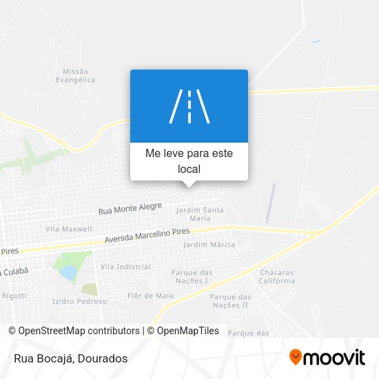 Rua Bocajá mapa