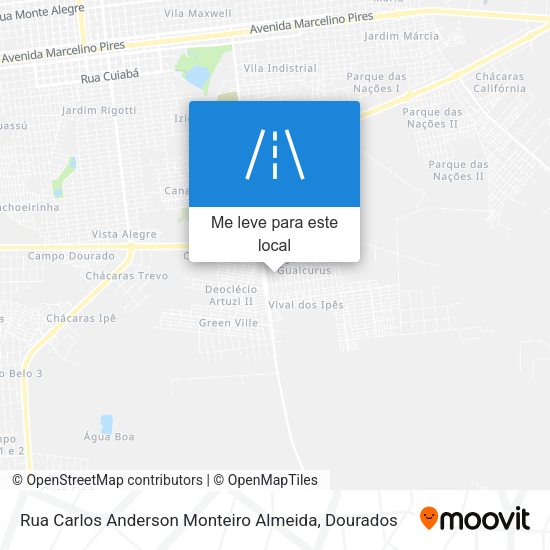Rua Carlos Anderson Monteiro Almeida mapa