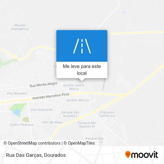 Rua Das Garças mapa