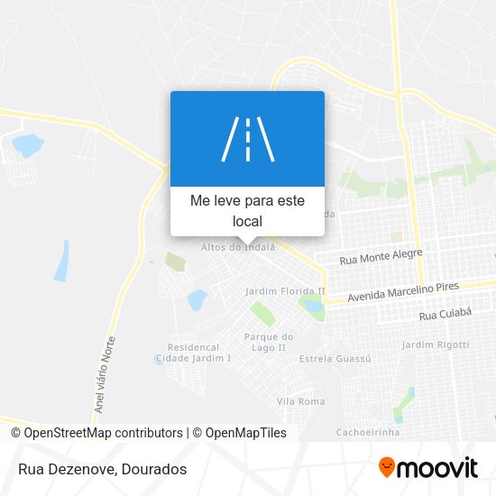 Rua Dezenove mapa