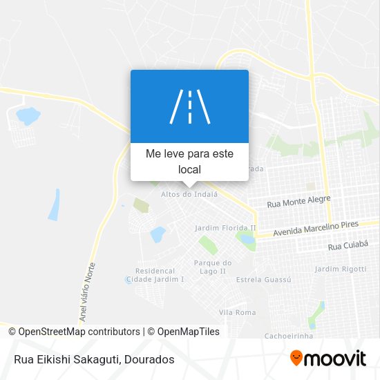 Rua Eikishi Sakaguti mapa