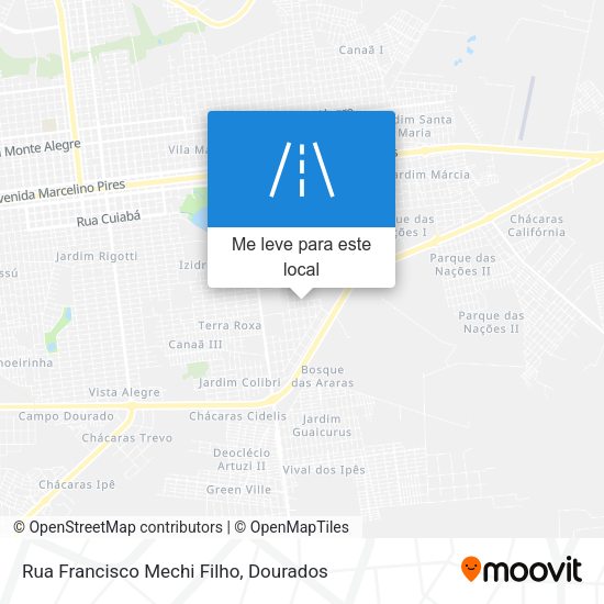 Rua Francisco Mechi Filho mapa
