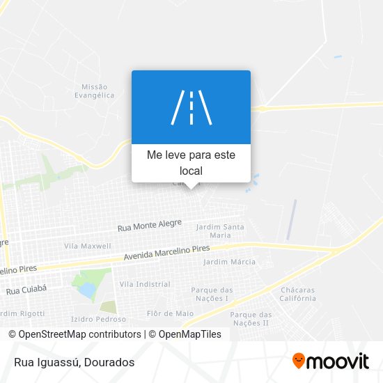 Rua Iguassú mapa