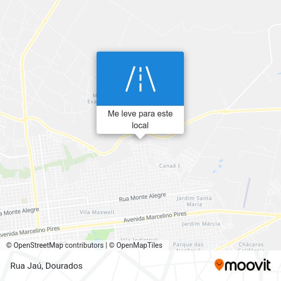 Rua Jaú mapa