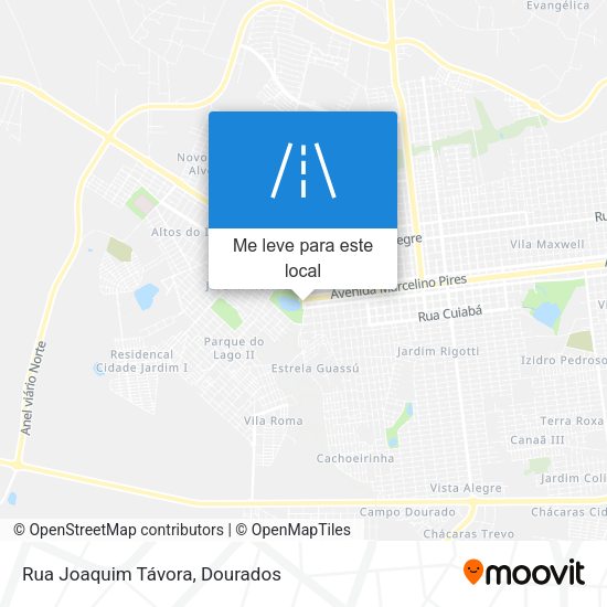 Rua Joaquim Távora mapa
