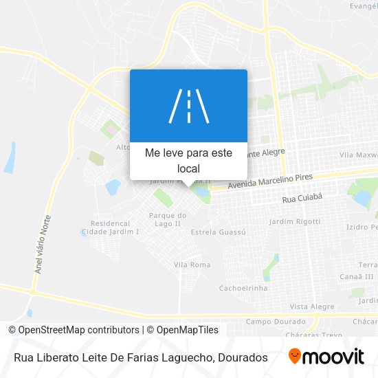 Rua Liberato Leite De Farias Laguecho mapa