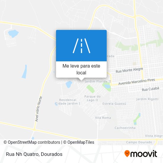 Rua Nh Quatro mapa