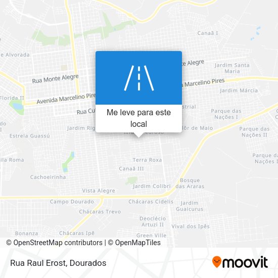 Rua Raul Erost mapa