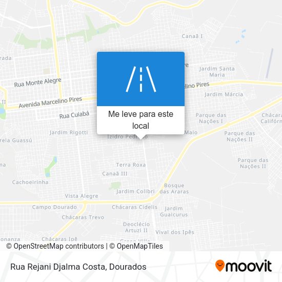 Rua Rejani Djalma Costa mapa