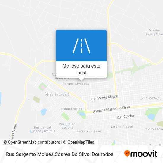 Rua Sargento Moisés Soares Da Silva mapa