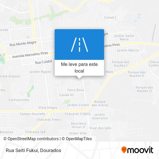 Rua Seiti Fukui mapa