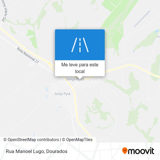 Rua Manoel Lugo mapa