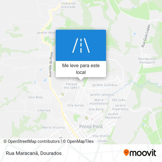 Rua Maracanã mapa