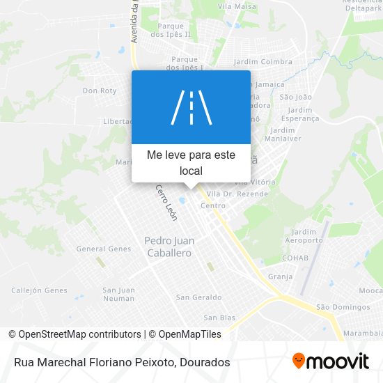 Rua Marechal Floriano Peixoto mapa