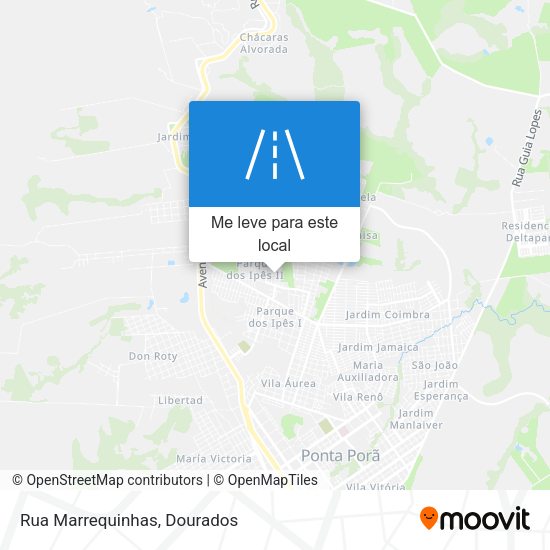 Rua Marrequinhas mapa