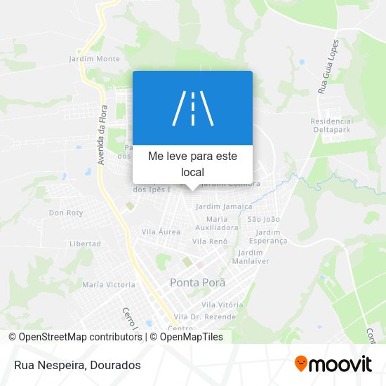 Rua Nespeira mapa