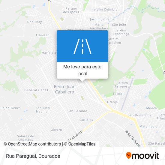 Rua Paraguai mapa
