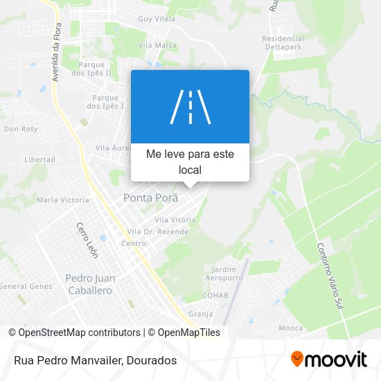 Rua Pedro Manvailer mapa