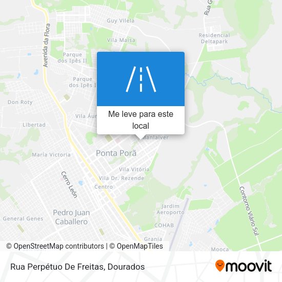 Rua Perpétuo De Freitas mapa