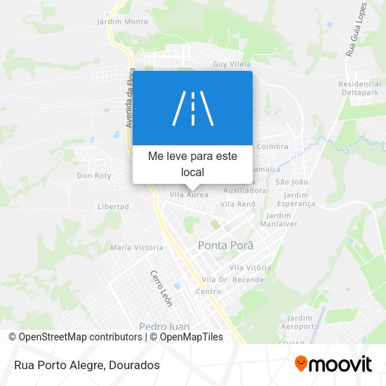 Rua Porto Alegre mapa