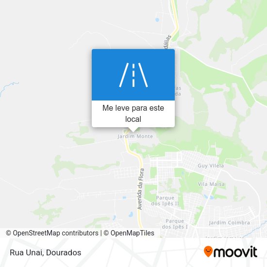 Rua Unai mapa