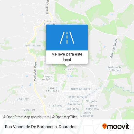 Rua Visconde De Barbacena mapa