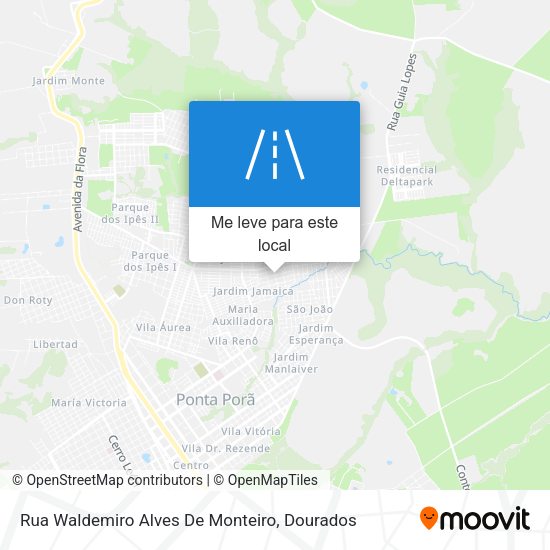 Rua Waldemiro Alves De Monteiro mapa