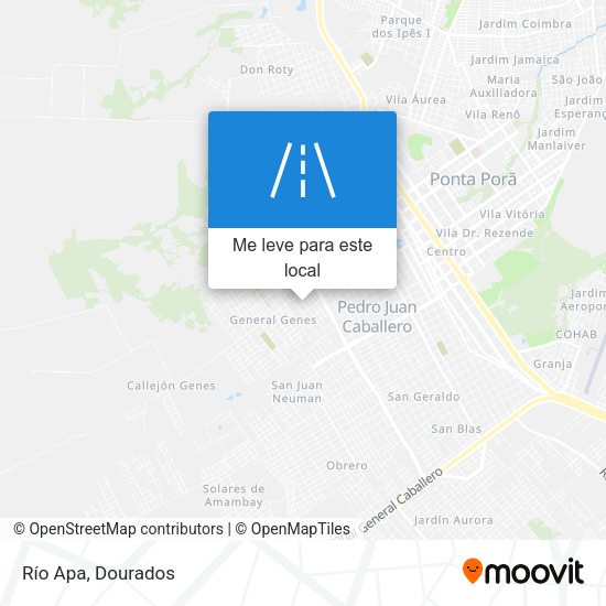 Río Apa mapa