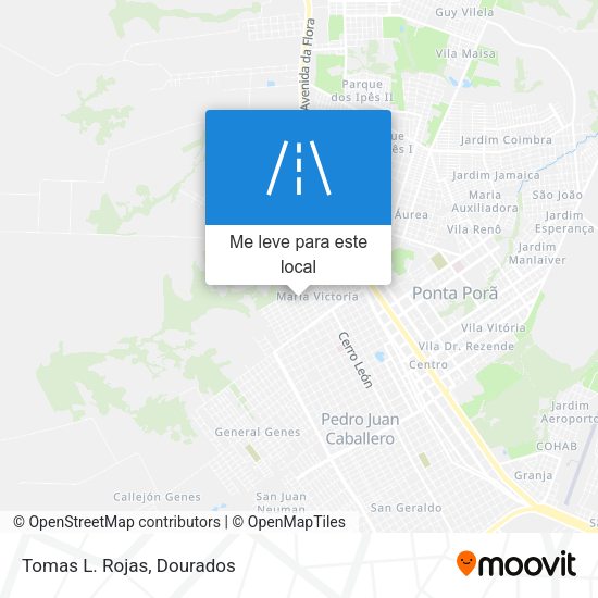 Tomas L. Rojas mapa