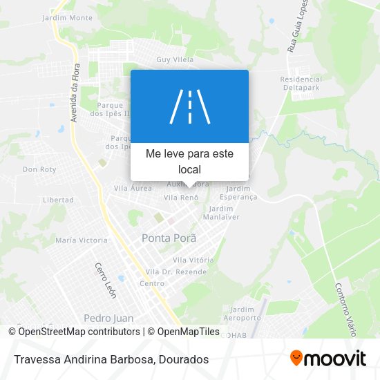 Travessa Andirina Barbosa mapa