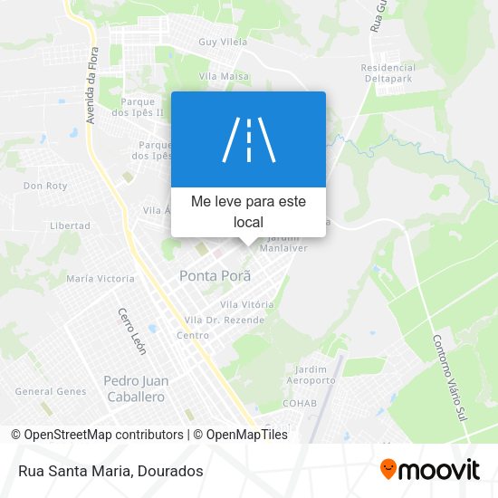 Rua Santa Maria mapa