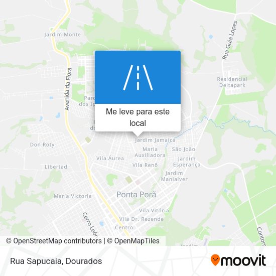 Rua Sapucaia mapa