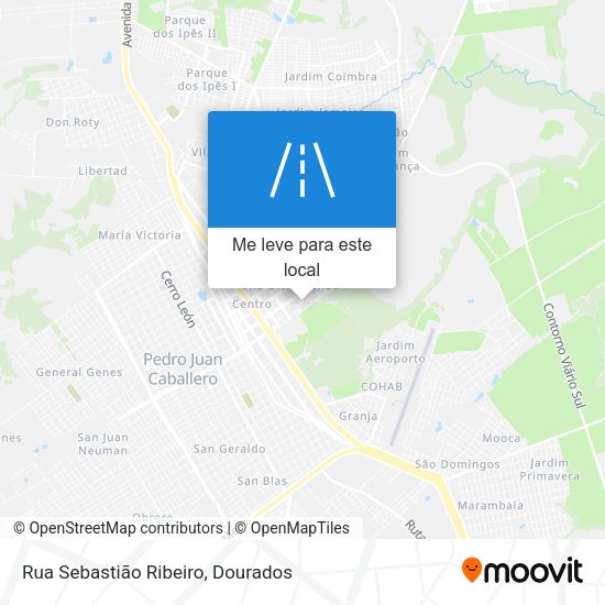 Rua Sebastião Ribeiro mapa