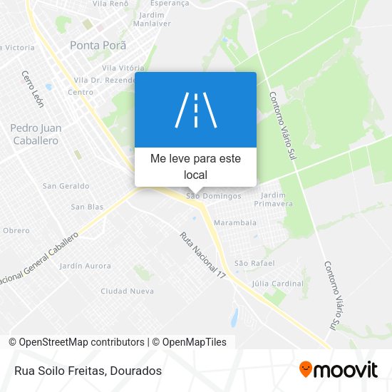 Rua Soilo Freitas mapa