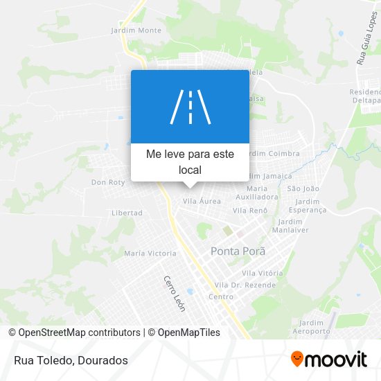 Rua Toledo mapa