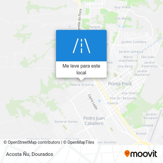 Acosta Ñu mapa