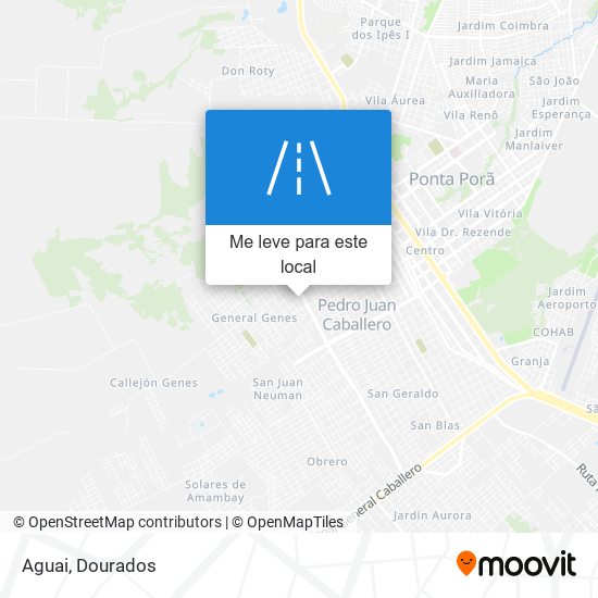 Aguai mapa