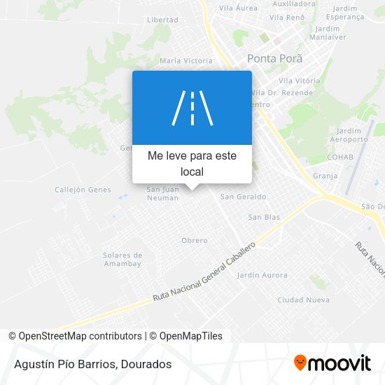 Agustín Pío Barrios mapa