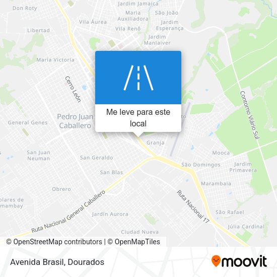 Avenida Brasil mapa