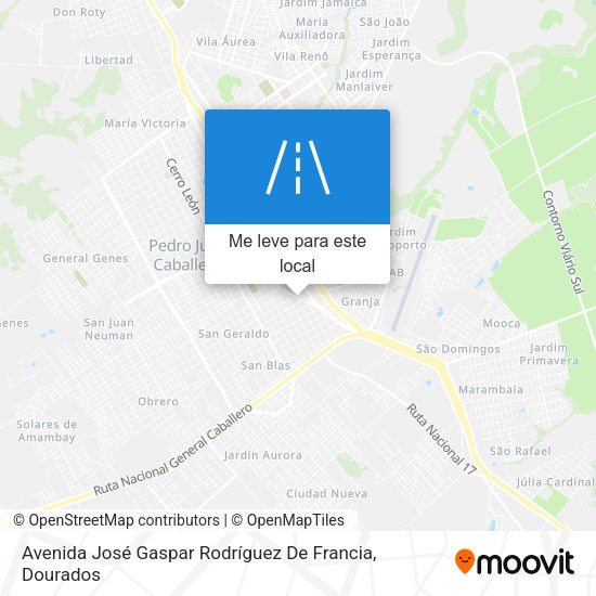 Avenida José Gaspar Rodríguez De Francia mapa