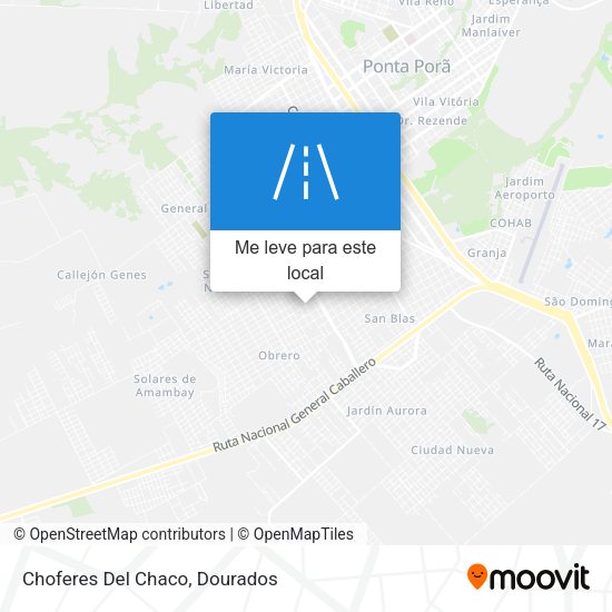 Choferes Del Chaco mapa