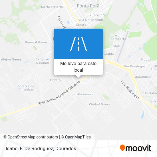 Isabel F. De Rodríguez mapa