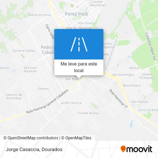 Jorge Casaccia mapa