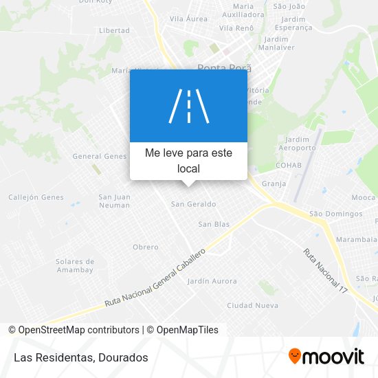 Las Residentas mapa