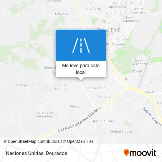 Naciones Unidas mapa