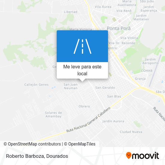 Roberto Barboza mapa