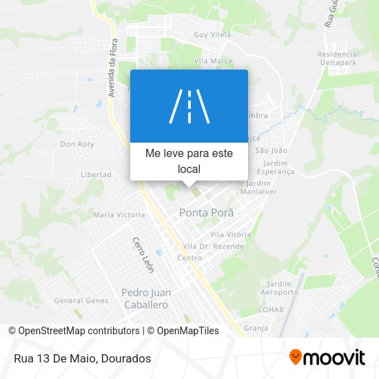 Rua 13 De Maio mapa