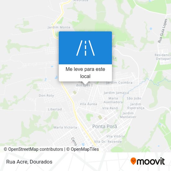 Rua Acre mapa